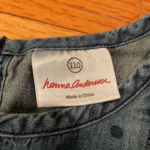 Hanna Andersson Jean Dress for little girls
